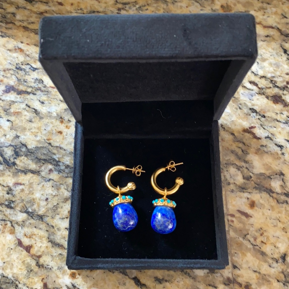 Valere blue stone earrings